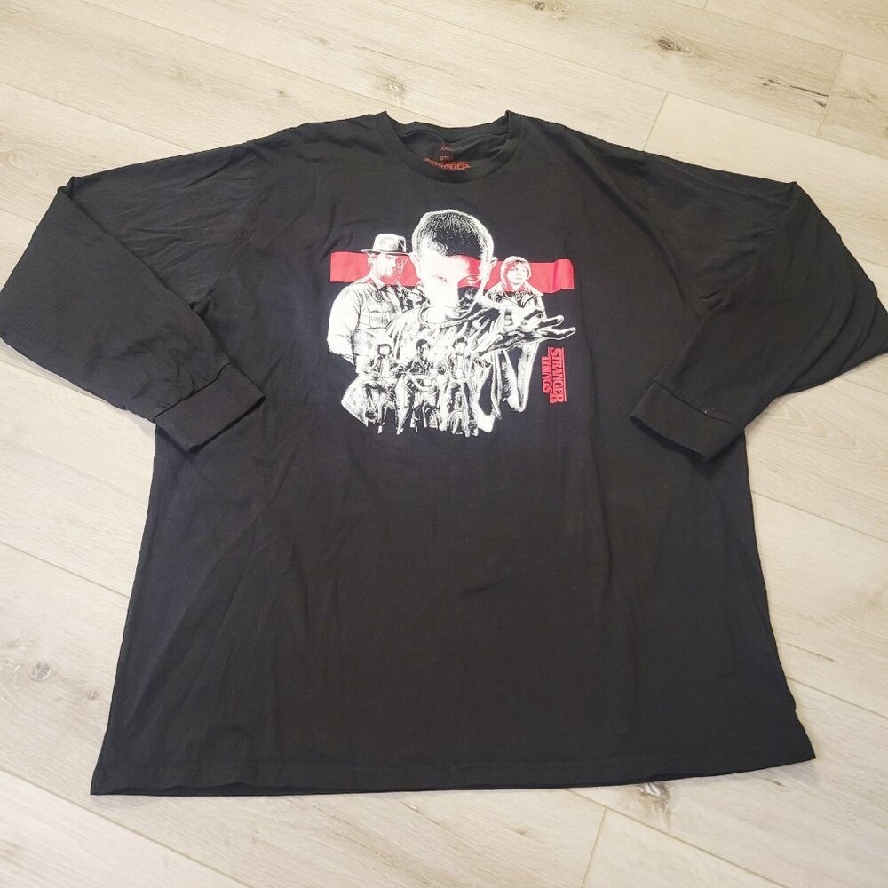 Official Stranger Things Apparel Long Sleeve Graphics T-Shirt Size 3XL